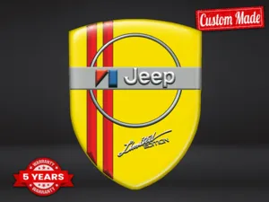 Jeep Adesivi Lunotto Posteriore Auto Corsa Brillanti Lusso